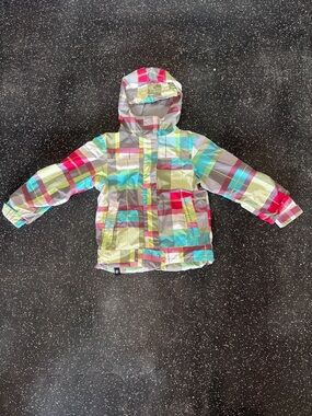 686 Youth Evolution Jacket - Gray with Teal and Lime Accents